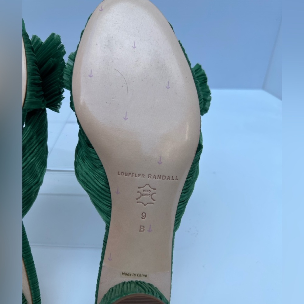 Loeffler Randall Green Women's Shoes - Picture 9 of 11